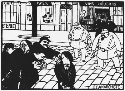 Anarşist, 1892 by Felix Edouard Vallotton