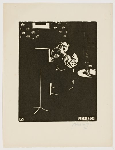 Kornet, "Müzik Aletleri" serisinden, 1896-97 by Felix Edouard Vallotton