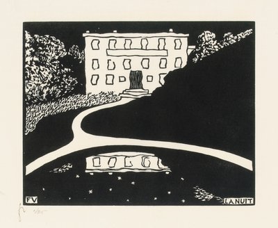 Gece by Felix Edouard Vallotton