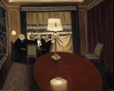 Poker Oyunu, 1902 by Felix Edouard Vallotton