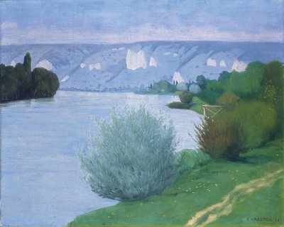 Les Andelys yakınlarındaki Seine, 1916 by Felix Edouard Vallotton
