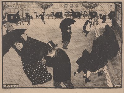 Duş by Felix Edouard Vallotton