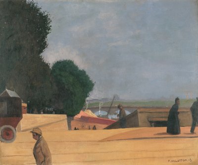 Alma köprüsünün girişi by Felix Edouard Vallotton