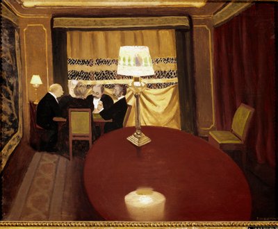 Poker oyunu. Felix Vallotton