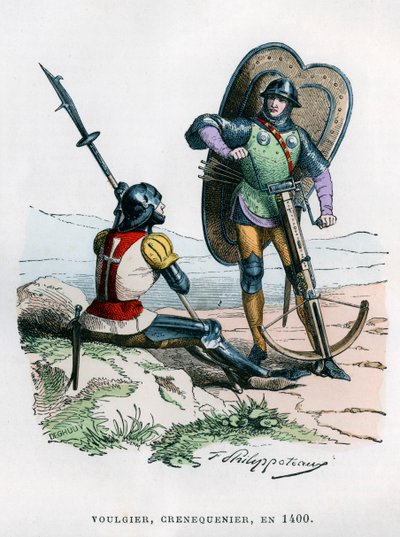 Askerler, 1400 1882-1884. by Felix Henri Emmanuel Philippoteaux