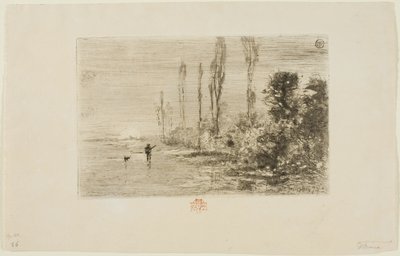 sonbahar sabahı by Felix Hilaire Buhot