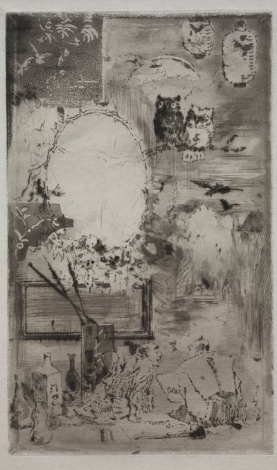 Japon Tarzında Vaftiz by Felix Hilaire Buhot