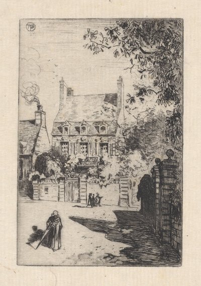 İllerde - Orléans Valognes Evi, 1860-98. by Felix Hilaire Buhot