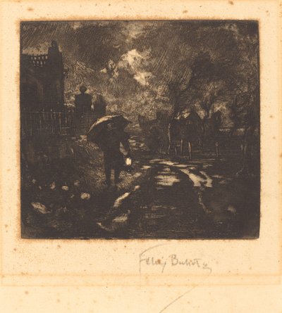 Gece Devriyesi by Felix Hilaire Buhot