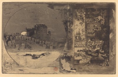 Le Château des hiboux Baykuşlar Kalesi, 1877-1887. by Felix Hilaire Buhot