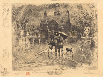 Ülke Komşuları by Felix Hilaire Buhot