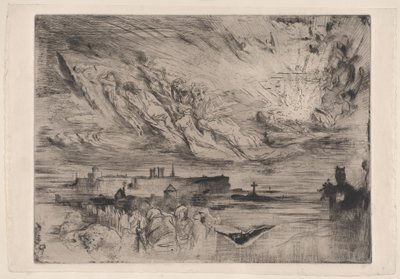 Ölü Şehirlerin Ruhları, Ölü Şehirlerin Ruhları, 1860-98. by Felix Hilaire Buhot