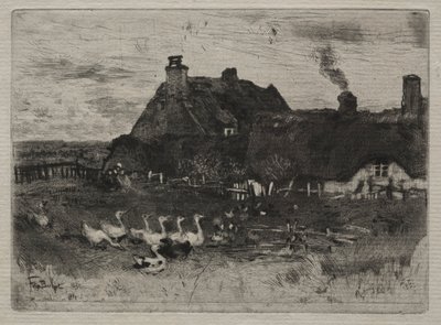 Sazdan Kulübeler, 1878. by Felix Hilaire Buhot