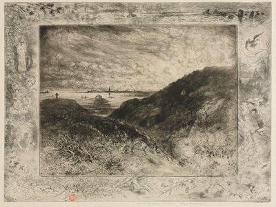 Uçurum: Saint-Malo Körfezi, 1886-1890. by Felix Hilaire Buhot