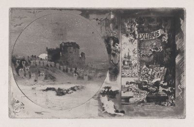 Baykuşun Şatosu, 1867-98. by Felix Hilaire Buhot