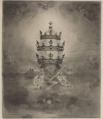 Taç, 1888. by Felix Hilaire Buhot