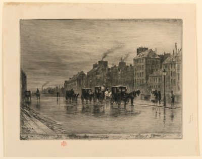kabin standı by Felix Hilaire Buhot