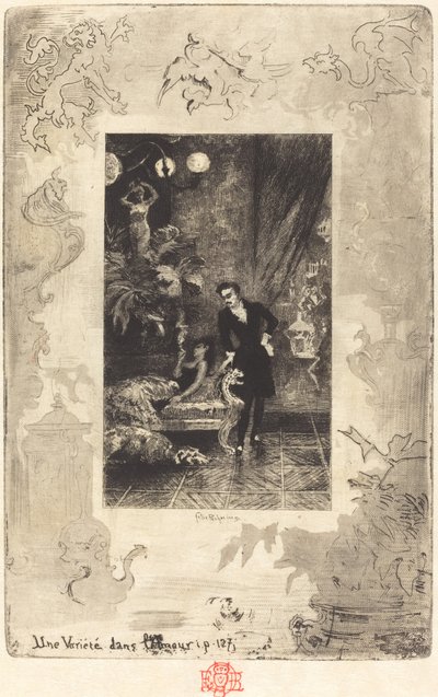 Aşkta Çeşitlilik (Kalp Değişimi) by Felix Hilaire Buhot