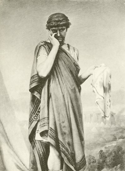 Cymbeline. Perde V-Sahne I (gravür) by Felix Octavius Carr Darley