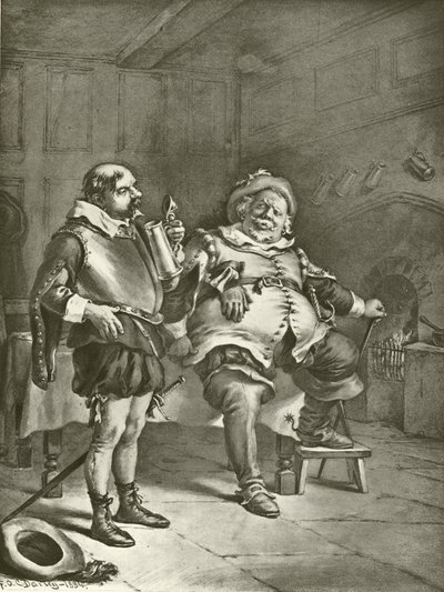 Birinci Kısım Kral Henry IV. Perde III, Sahne III (gravür) by Felix Octavius Carr Darley