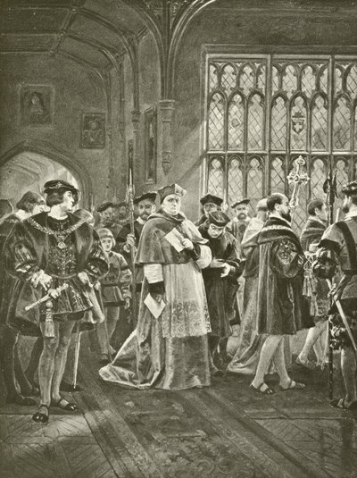 King Henry VIII. Act I, Scene I (gravure) by Felix Octavius Carr Darley