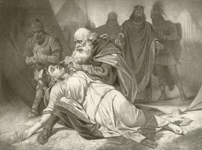 Kral Lear. Perde V, Sahne III (gravür) by Felix Octavius Carr Darley