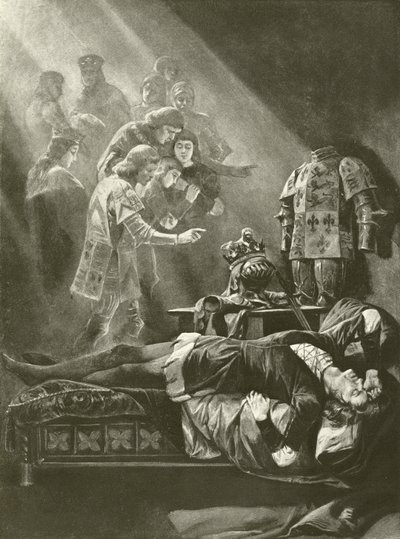 Kral III. Perde V, Sahne III (gravür) by Felix Octavius Carr Darley