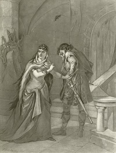 Macbeth. Act II, Scene II (gravure) by Felix Octavius Carr Darley