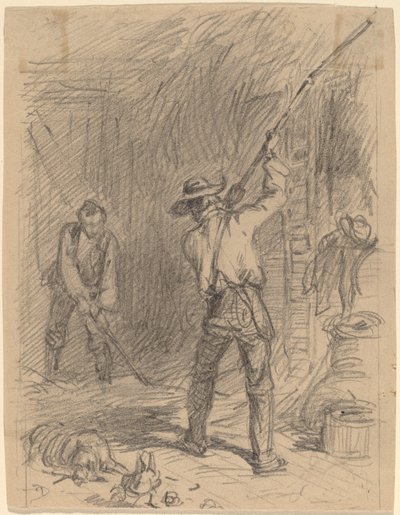 adam sallıyor by Felix Octavius Carr Darley
