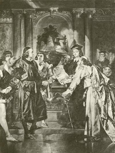 Merchant of Venice. Act IV-Scene I (gravure) by Felix Octavius Carr Darley