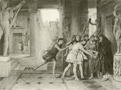 Atinalı Timon. Perde III, Sahne IV (gravür) by Felix Octavius Carr Darley