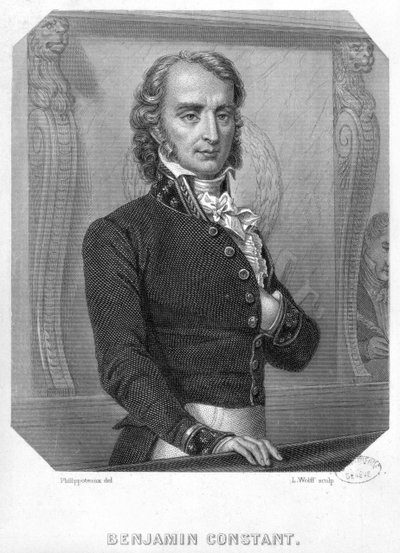 Henri Benjamin Constant de Rebecque (1767-1830) at the Tribune   by Felix Philippoteaux