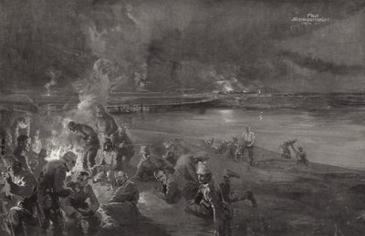 Almanlar Maas nehrinde nöbette by Felix Schwormstadt