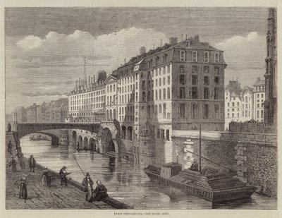 Paris Yıkımları, Hotel Dieu by Felix Thorigny