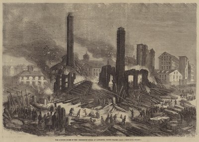 Pemberton Mills'in Yanan Harabeleri, Lawrence, Amerika Birleşik Devletleri by Felix Thorigny