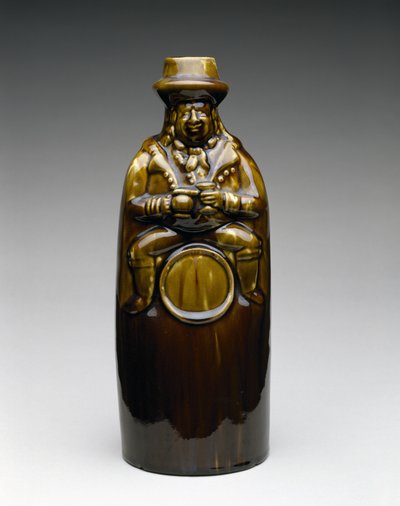 Toby Barrel Flask veya Şişe by Fenton and Co. Lyman
