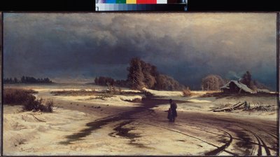 Degel (Çözülme) - Peinture de Fyodor Vasilyev (Feodor Alexandrovich, Fiodor Alexandrovitch Vassiliev (1850-1873), huile sur toile by Feodor Alexandrovich Vassiliev