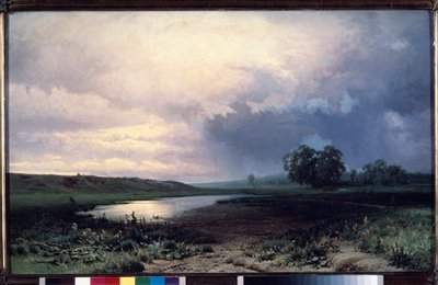 Prairies inondees (Flooded Meadow) - Peinture de Fyodor Alexandrovich Vasilyev (Feodor Alexandrovich, Fiodor Alexandrovitch Vassiliev) (1850-1873), huile sur toile by Feodor Alexandrovich Vassiliev