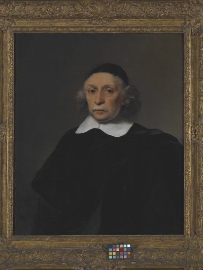 Bir Alimin Portresi (tuval üzerine yağlıboya) by Ferdinand Bol