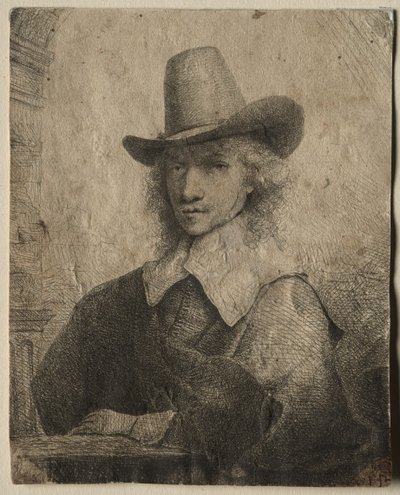 Şapkalı Bir Adamın Portresi by Ferdinand Bol