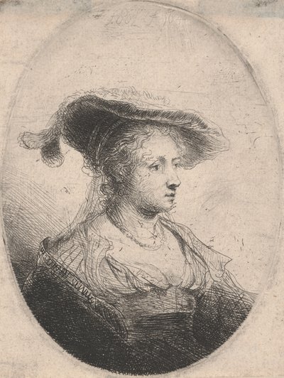 Oval Kadın by Ferdinand Bol