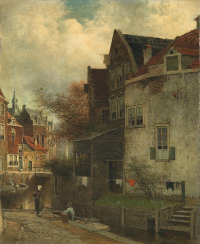 şehir manzarası by Ferdinand Carl Sierich