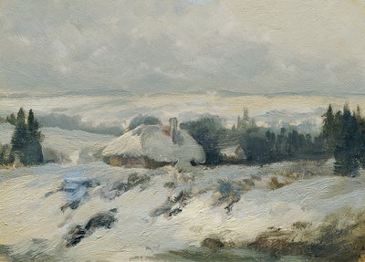 Bohem-Moravya Yaylaları ("Çek manzaralarının 'Česka Krajiná' 16 görünümü" portföyünden) by Ferdinand Engelmuller
