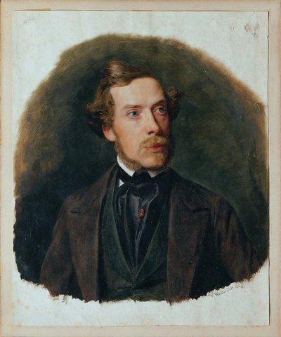 Gustav Barth, Viyana Erkek Korosu'nun koro şefi by Ferdinand Georg Waldmuller