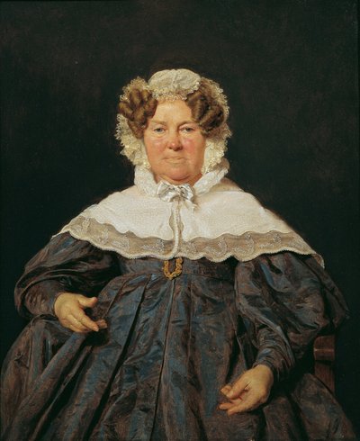 Josephine Schaumburg, geb. stahel by Ferdinand Georg Waldmuller