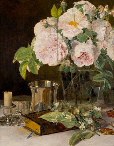 camdaki güller by Ferdinand Georg Waldmuller