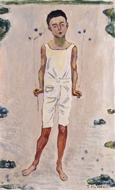 Büyülü çocuk; Büyülü çocuk, 1909 by Ferdinand Hodler
