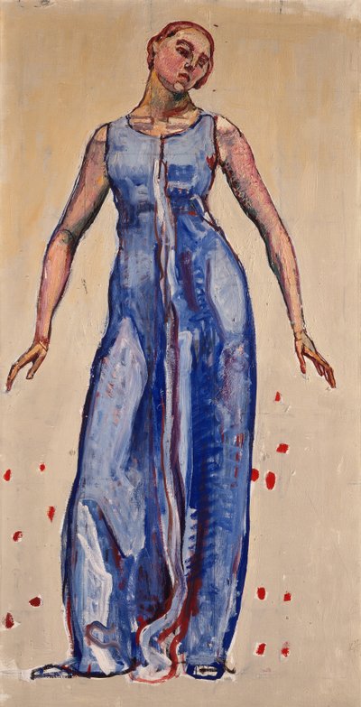 Sonsuzluğa Bakmak için Şekil by Ferdinand Hodler