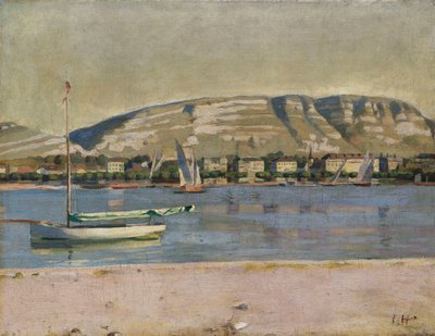 Cenevre Limanı ve Saleve, 1878 by Ferdinand Hodler