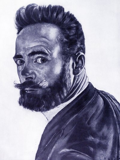 Kendi portresi, 1891 by Ferdinand Hodler